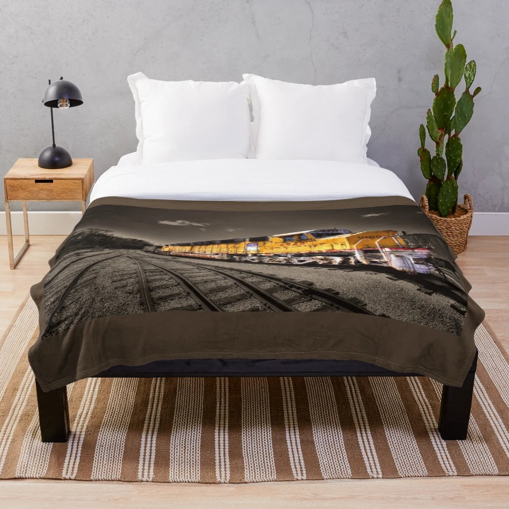 Union Pacific Centennial Plush Blanket