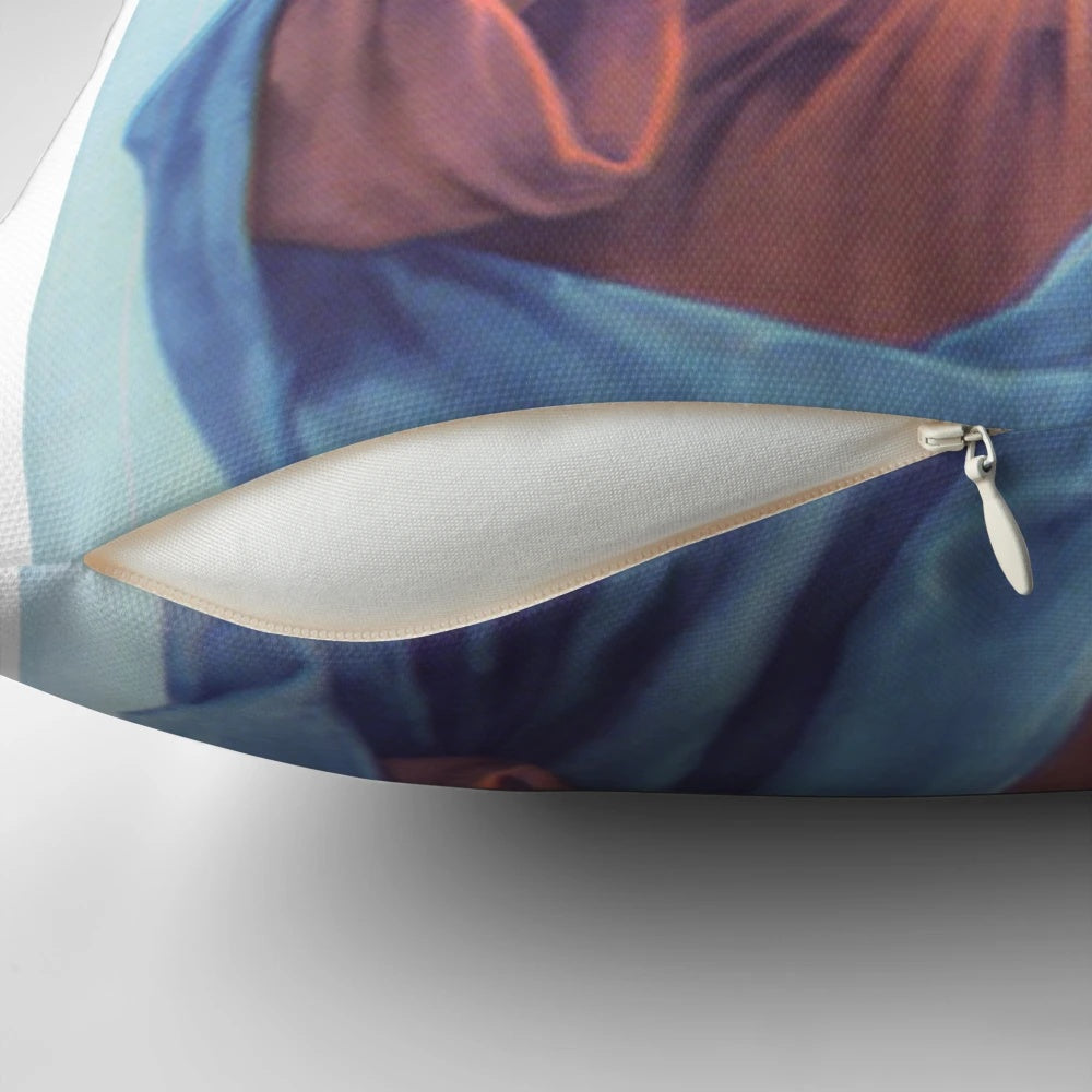 Adam Driver inspired Kylo Ren/Ben Solo pillow design, featuring a "Jesus" meme style image.