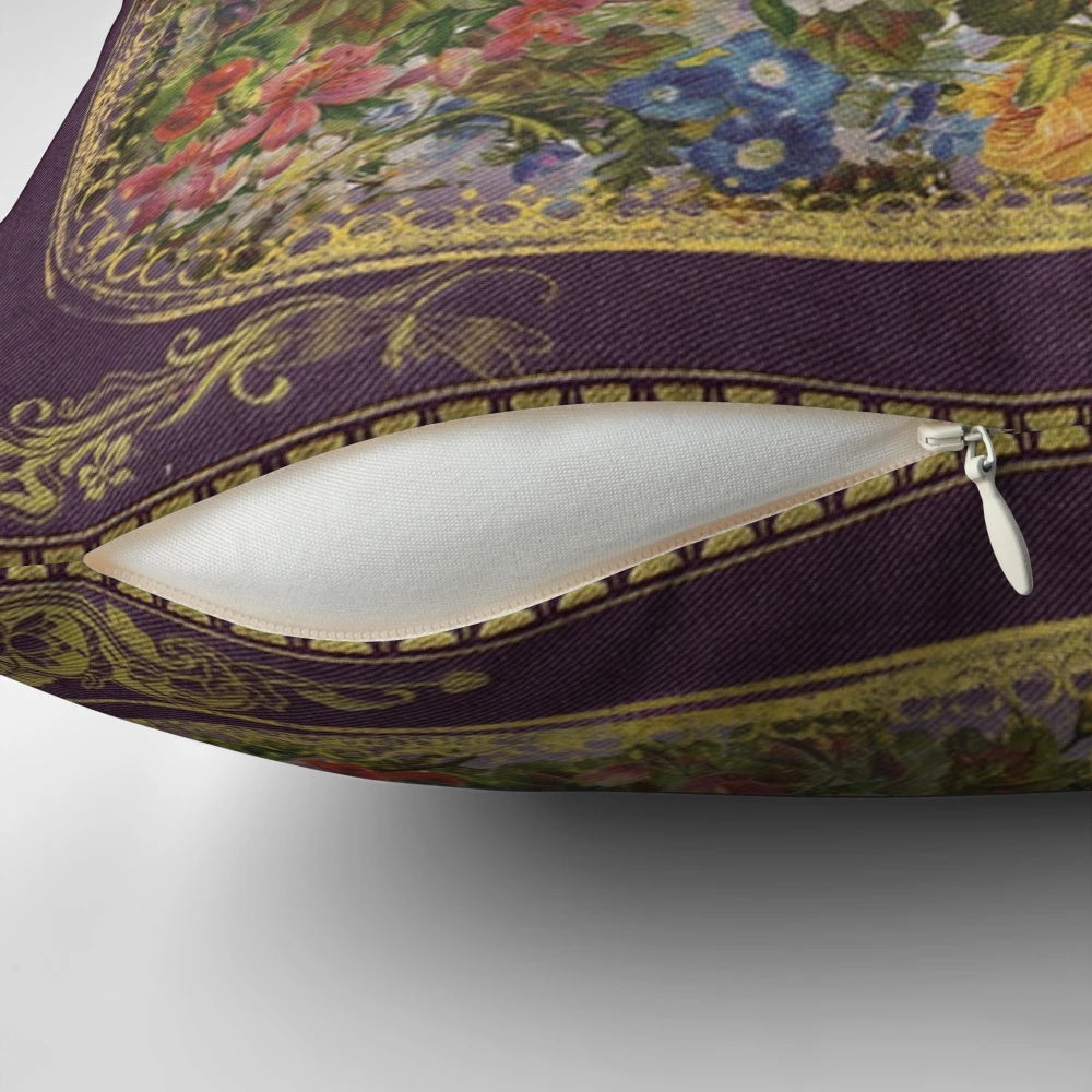 Colorful and quirky "Pretty Flipping Odd" decorative pillow