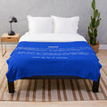 Blue screen of death themed plush blanket