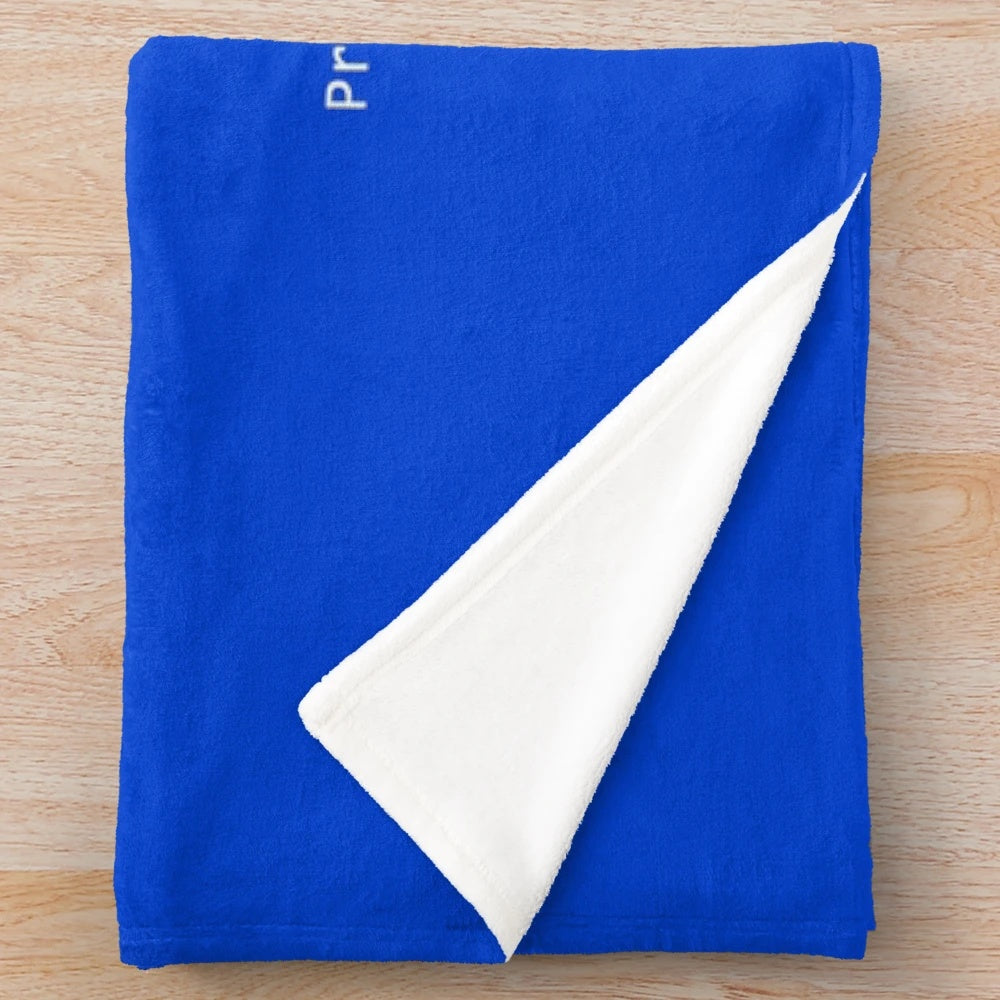 Blue screen of death themed plush blanket