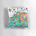 Bristol-themed decorative pillow showcasing local landmarks and attractions
