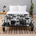 BTS Jungkook Collage Plush Blanket