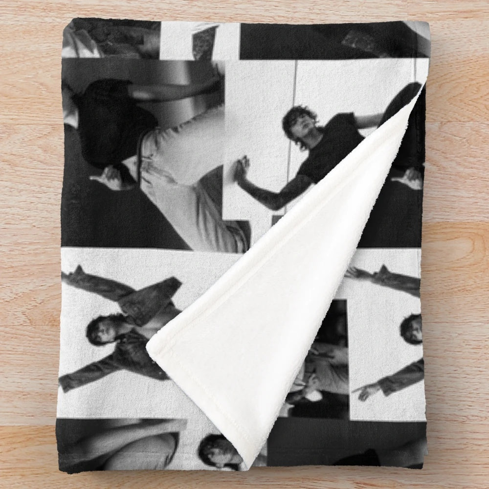 BTS Jungkook Collage Plush Blanket