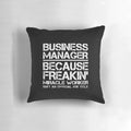 Business Manager Miracle Worker Pillow