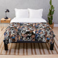 Dave Franco Inspired Plush Blanket with Collage Design