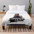 Digital illustration of Danny Trejo on a plush blanket