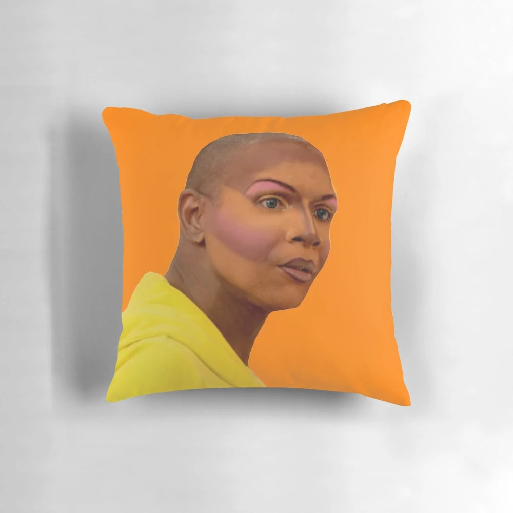 'I'm Not Joking Bitch' Vaporwave Cyberpunk Pillow