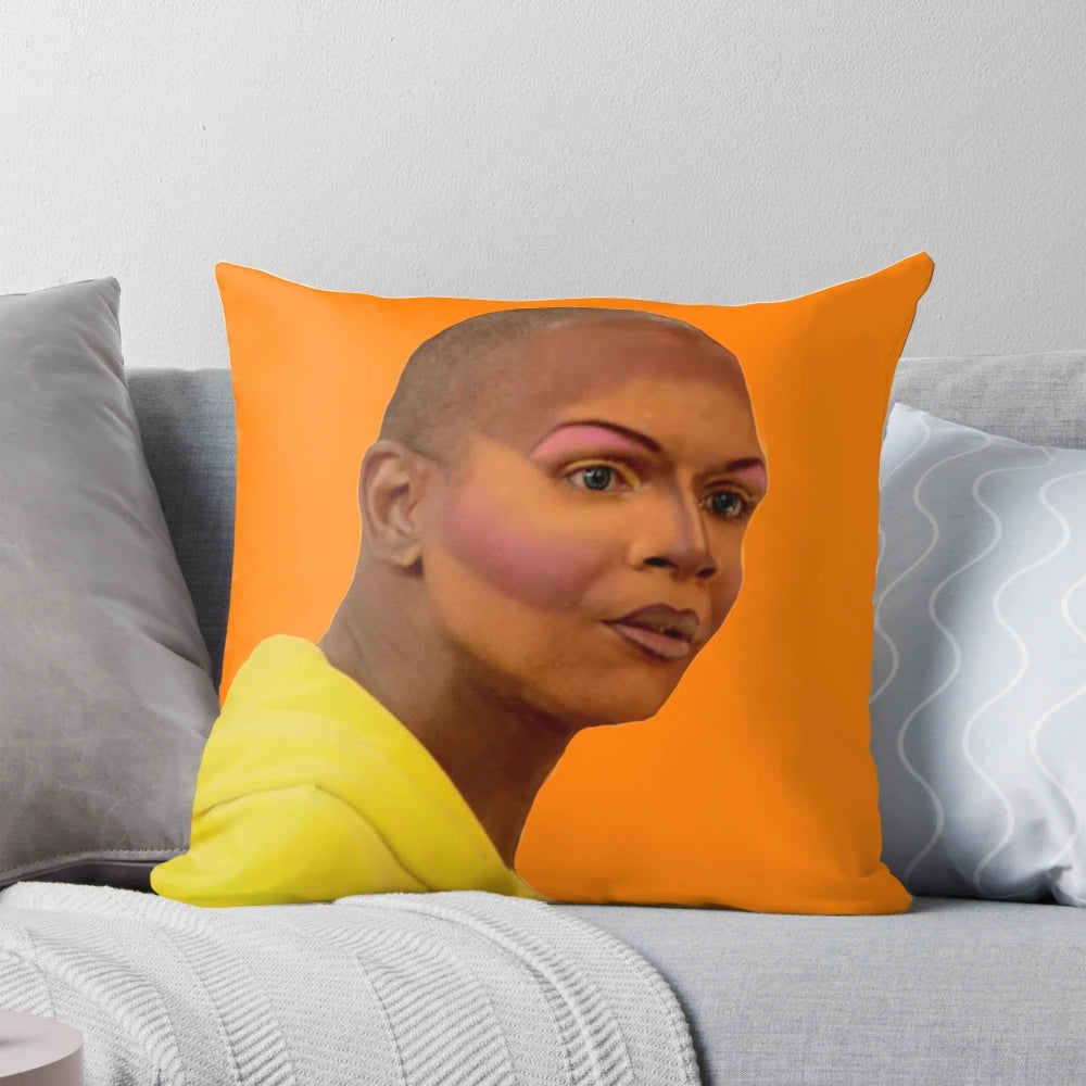 'I'm Not Joking Bitch' Vaporwave Cyberpunk Pillow
