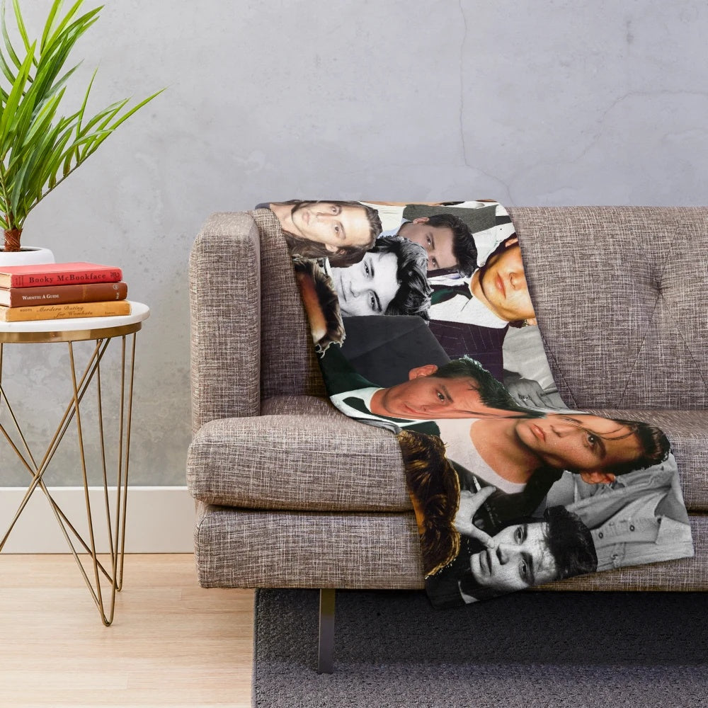Johnny Depp Collage Plush Blanket