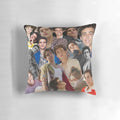 Joshua Bassett collage design printed on a soft, comfortable pillow