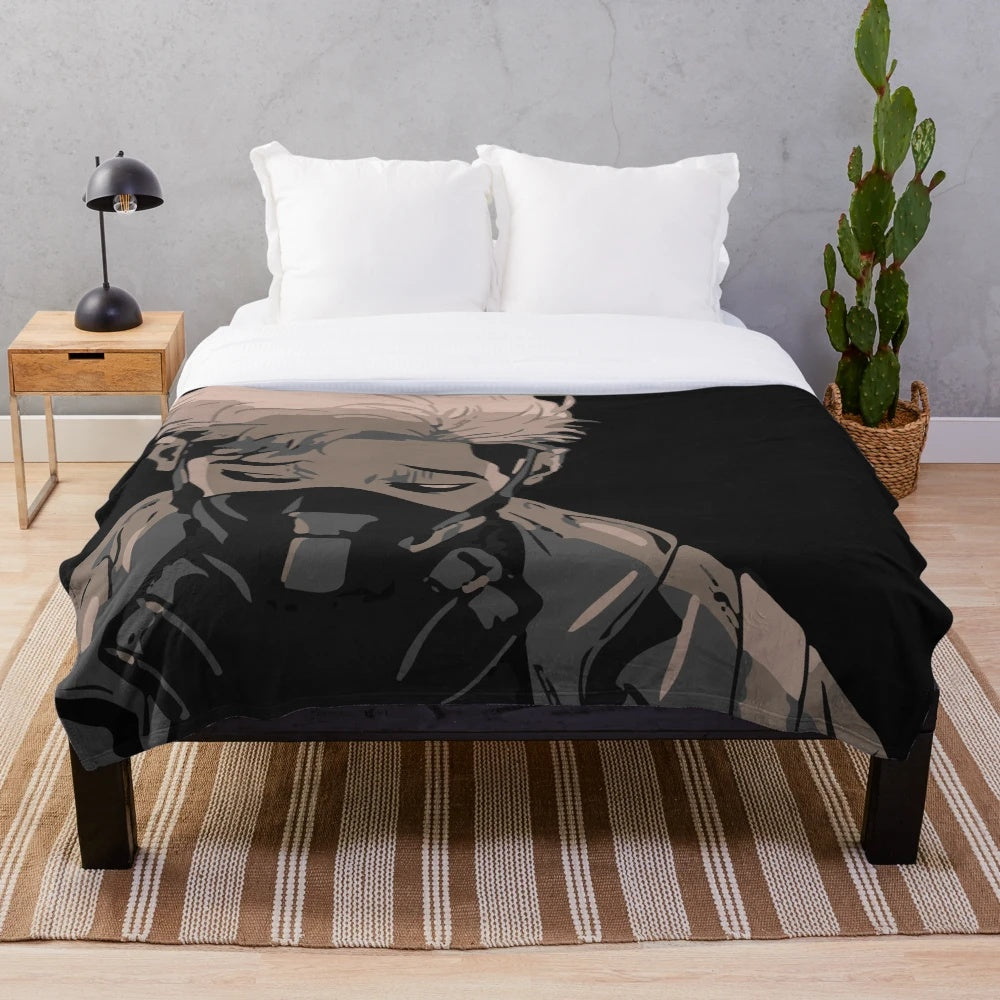Killing Stalking Sangwoo Anime Plush Blanket