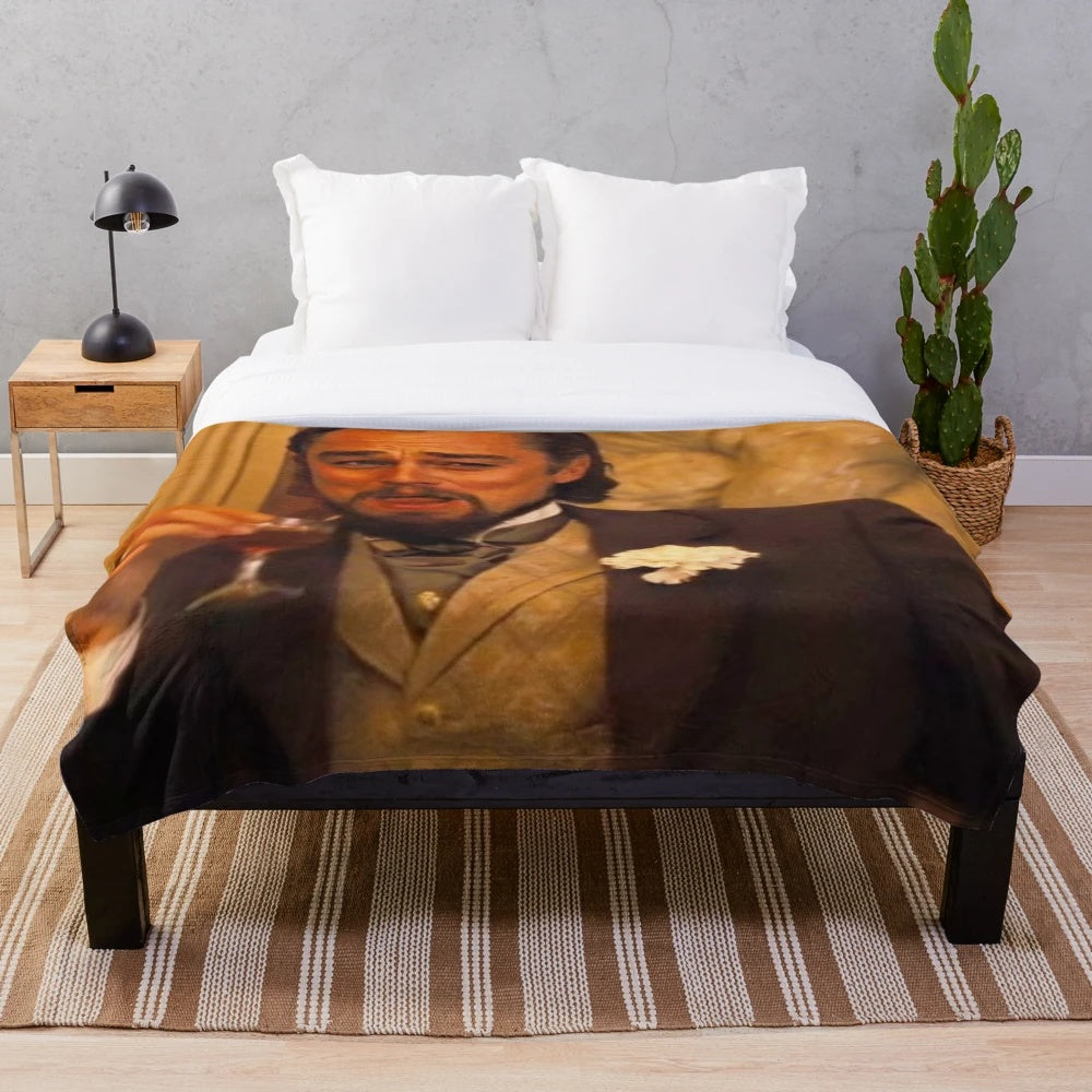 Leonardo DiCaprio Meme Plush Blanket