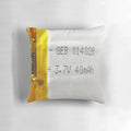 Stylish pillow with a playful lithium-ion battery design