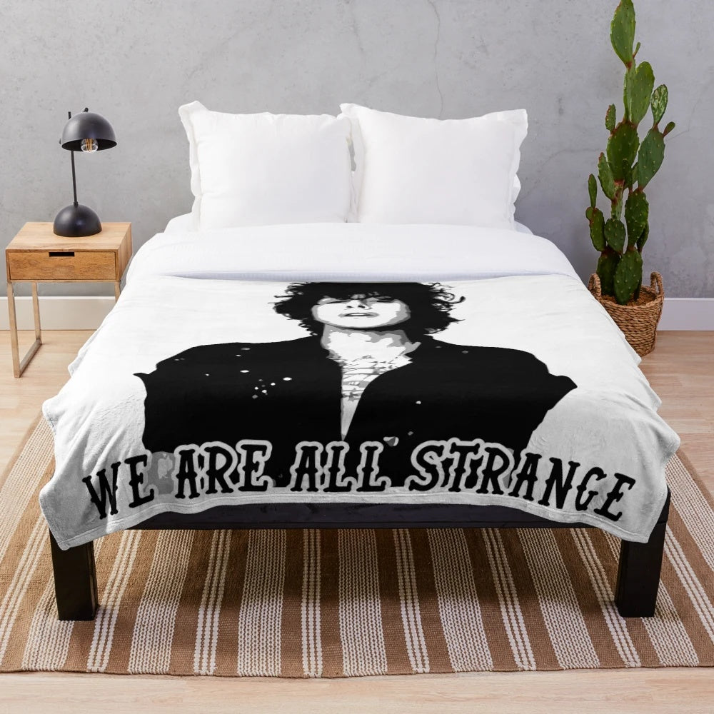 Mysterious and Unusual LP Laura Pergolizzi Plush Blanket