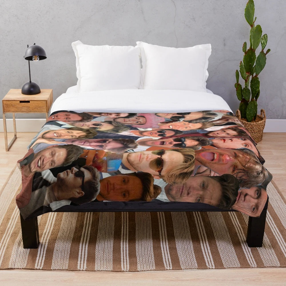Niall Horan inspired photo collage plush blanket