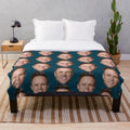 Olly Murs Inspired Plush Blanket with Vintage Graphic Design