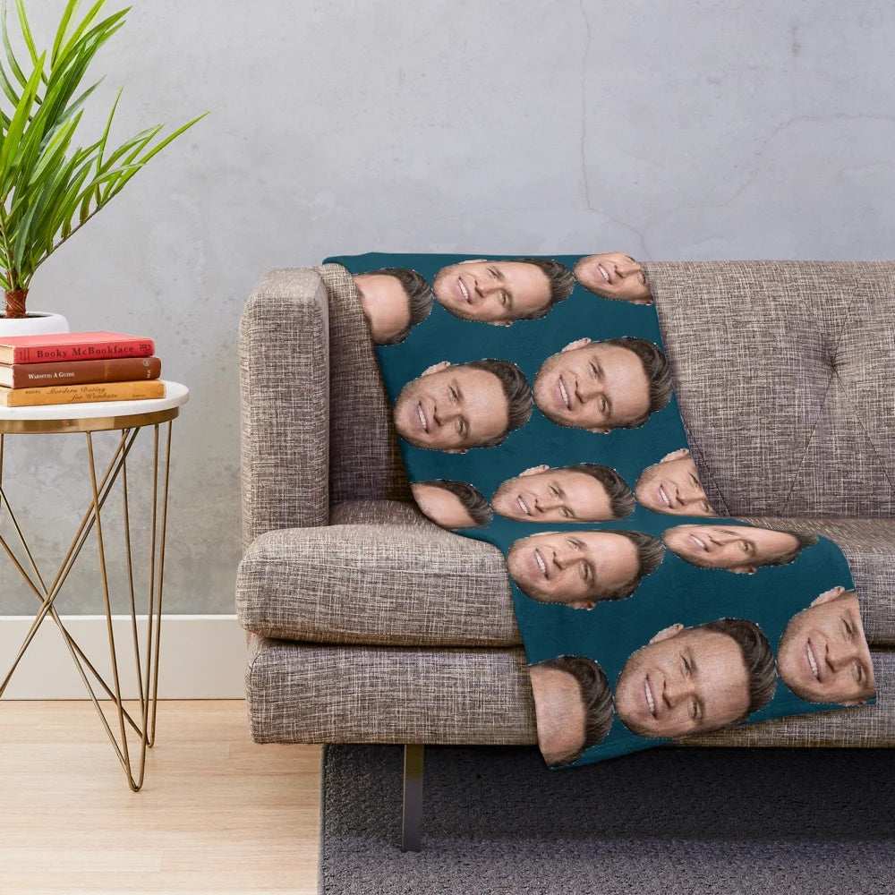 Olly Murs Inspired Plush Blanket with Vintage Graphic Design