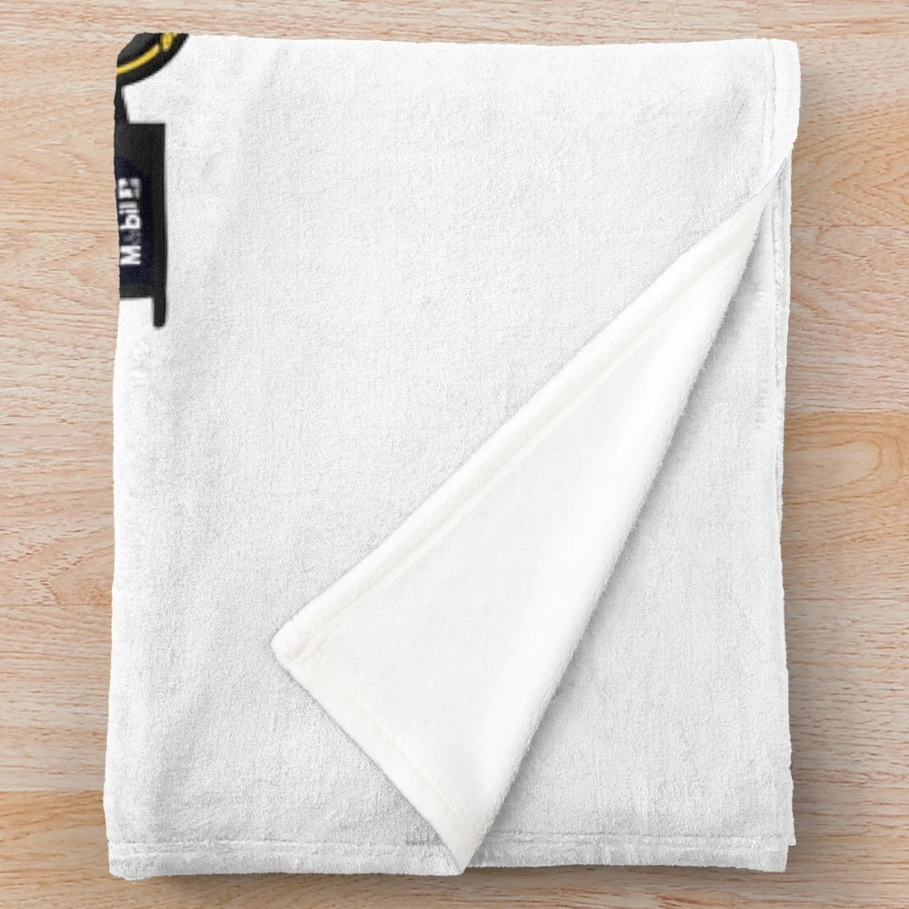 Plush blanket with racing and motorsports theme for Formula One fans