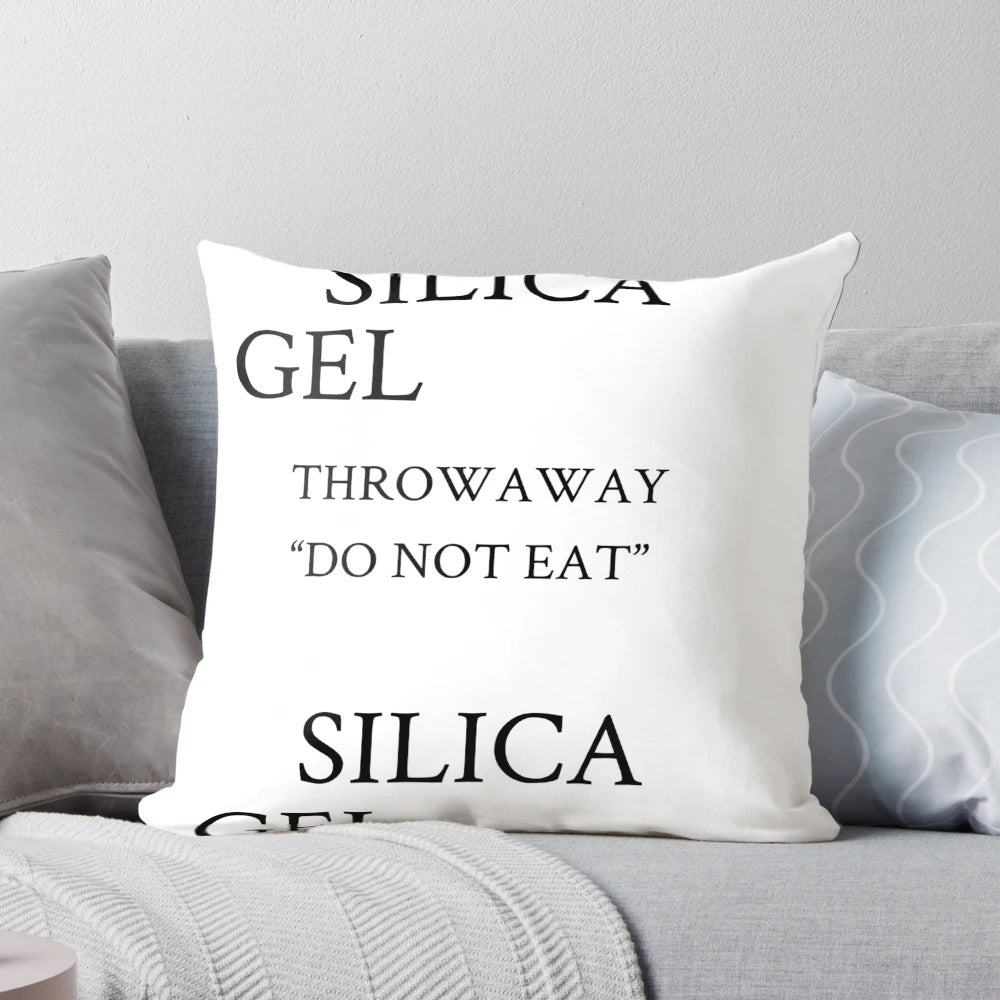 Silica gel pillow with a quirky and ironic design