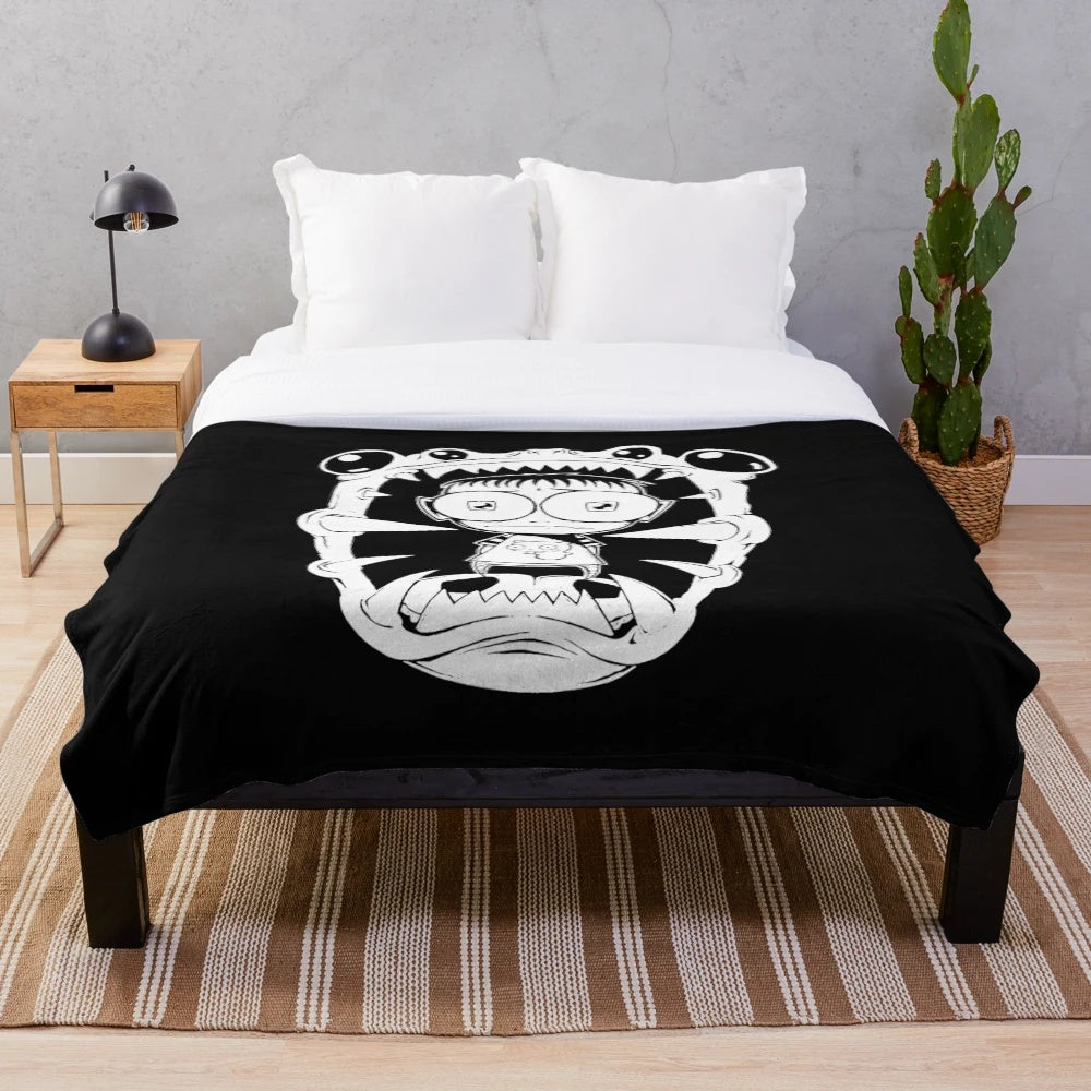 Soft and cozy Squee Johnny the Homicidal Maniac JTHM plush blanket