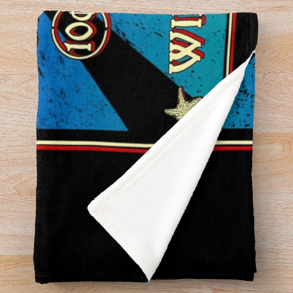 Tentacle-themed plush blanket featuring octopus and squid inspired artwork