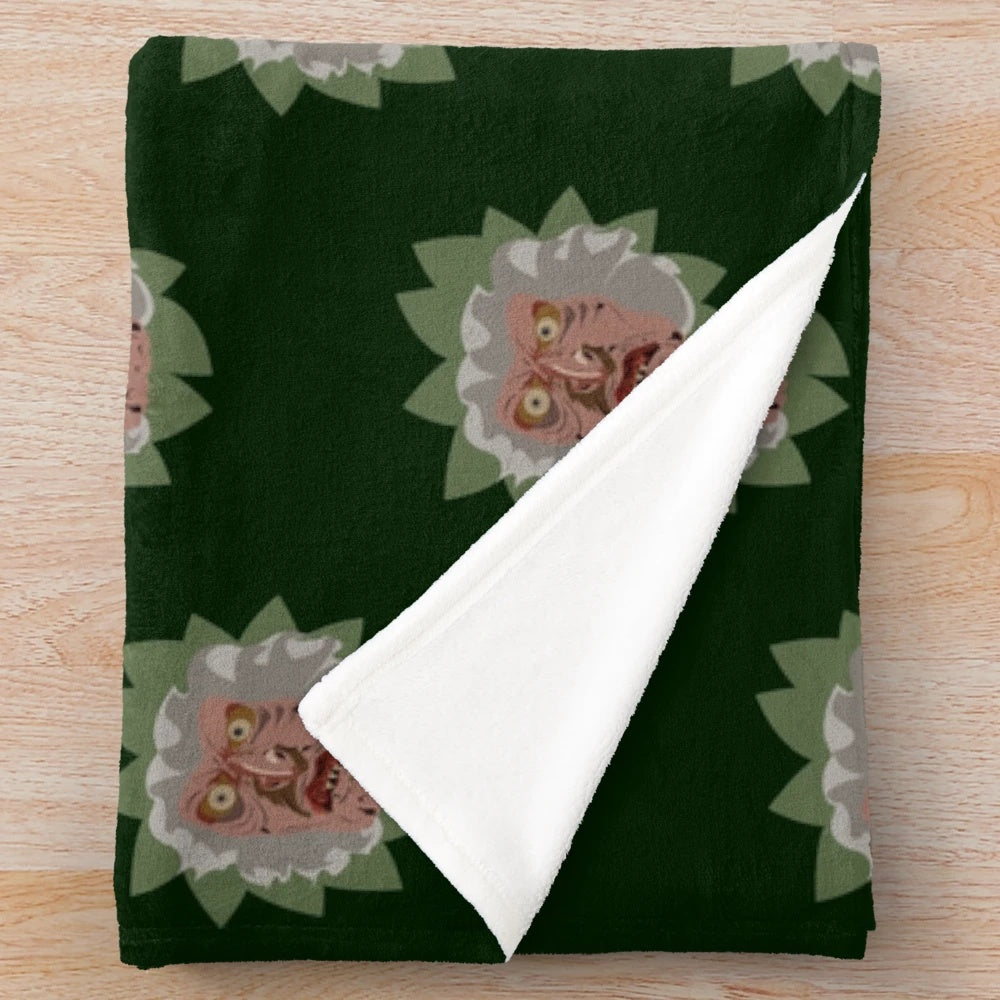 Troll 2 plush blanket with iconic movie characters