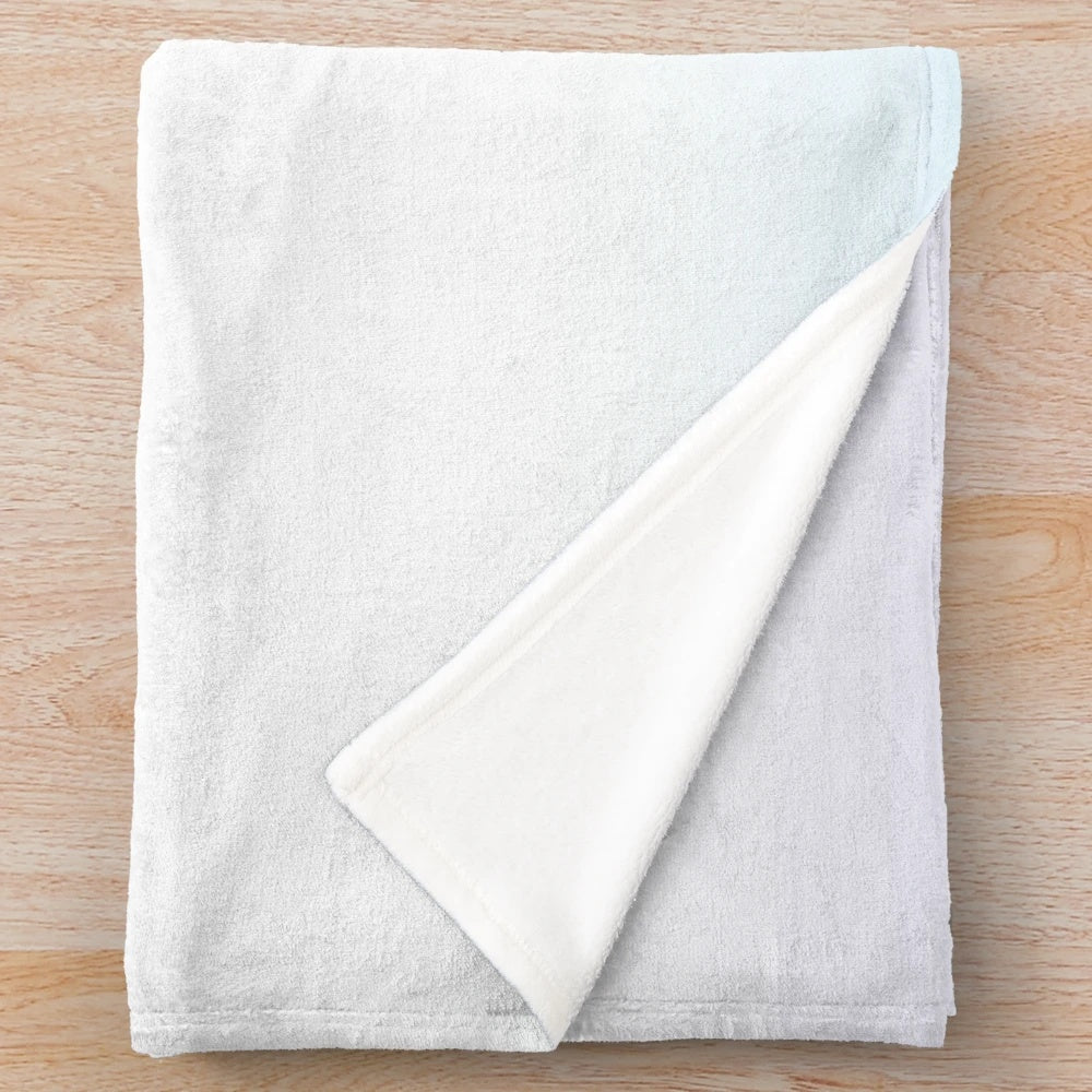 Plush blanket with a Utah Jazz-inspired basketball design