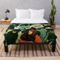 Yeat-themed plush blanket featuring a collage design