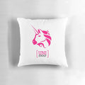 Soft, plush Uniswap cryptocurrency pillow with unicorn design