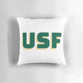 Soft, plush pillow featuring the University of San Francisco Dons logo and mascot
