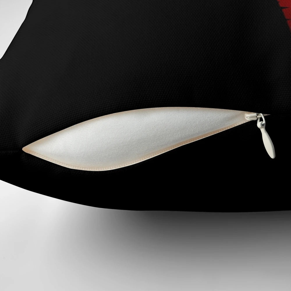 Chaos Blood Pillow - A Warhammer 40k-inspired design featuring the symbol of Chaos Undivided