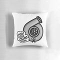 Cute turbo-inspired pillow with playful design