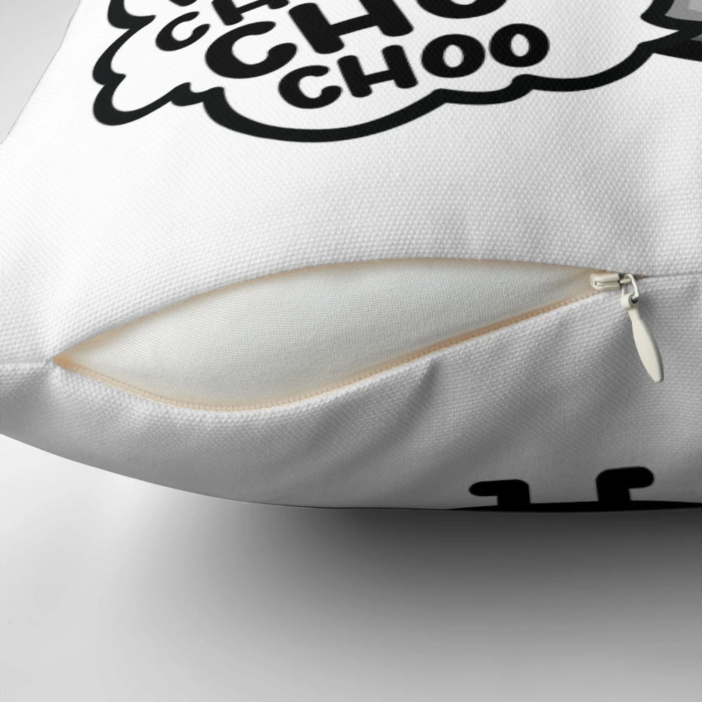 Cute turbo-inspired pillow with playful design