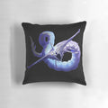 Plush Ghost Leviathan pillow inspired by the popular game Subnautica