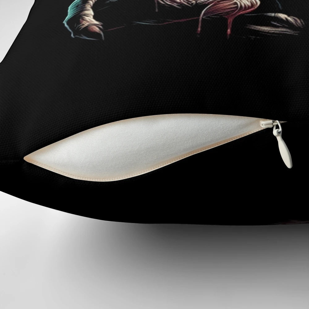 Iron Maiden Zombie Pillow, featuring the iconic Eddie character from the heavy metal band's album artwork