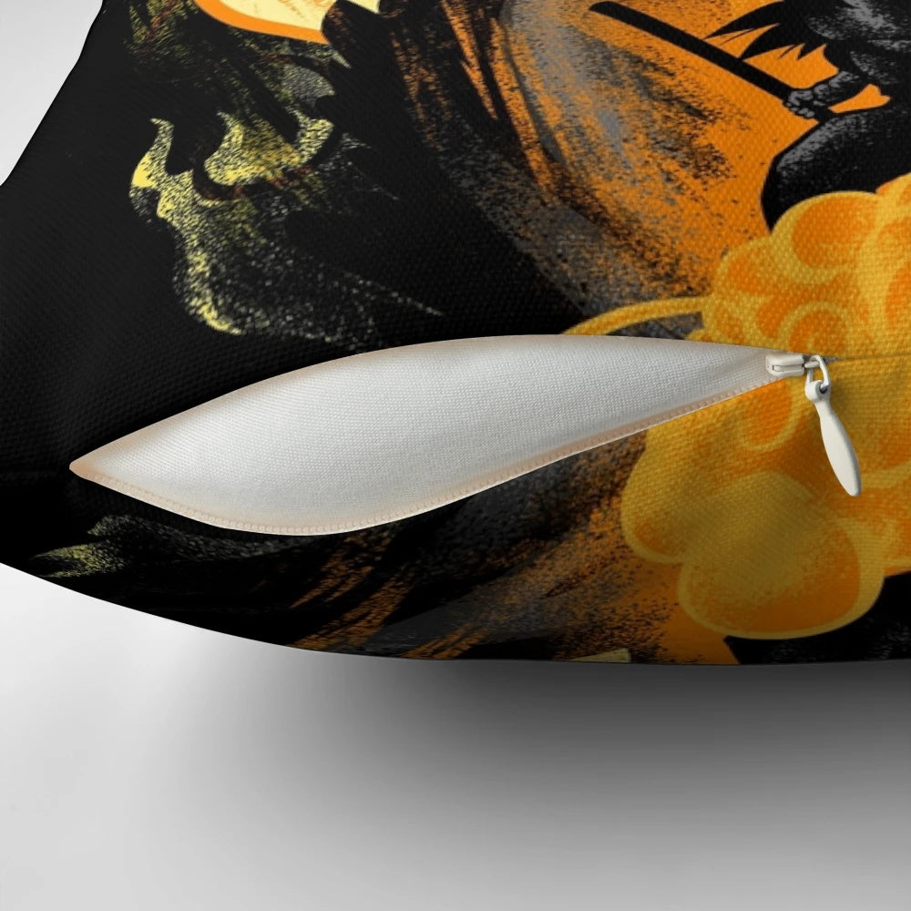 Vibrant and detailed Dragon Ball Shenron pillow design