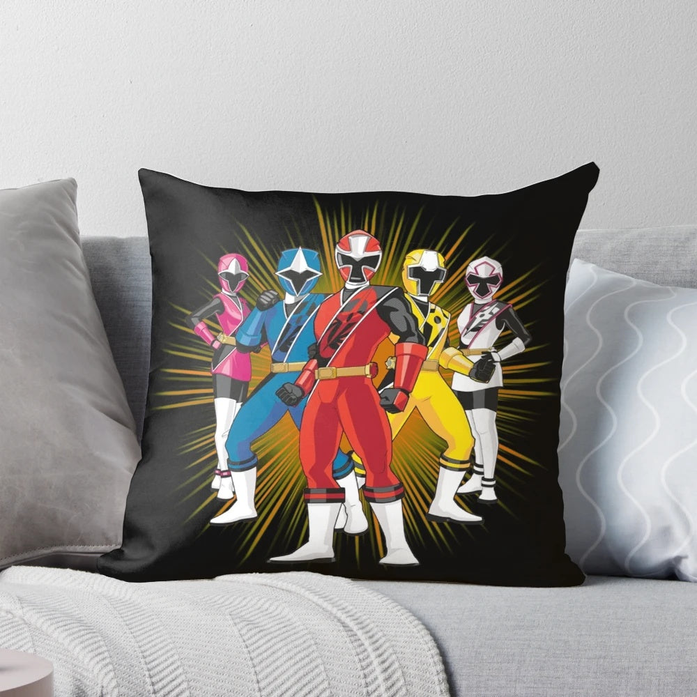 Ninja Ranger Pillow, featuring the iconic Power Rangers imagery