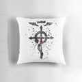 Fullmetal Alchemist Fusion Pillow featuring iconic characters and alchemical symbols