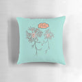 A plush pillow featuring a design of interconnected neurons, representing the potential of the human brain.