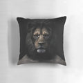 Discipline Lion Motivational Pillow with Powerful Motivational Imagery