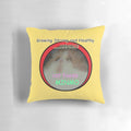 A decorative pillow featuring a minimalistic MINMO cat, a nod to the Silent Hill 3 video game franchise.
