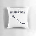 Potential Energy Pillow featuring scientific and educational designs