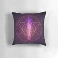 Dark Crystal Prophecy Pillow featuring Gelfling, Skeksis, and the Crystal of Truth