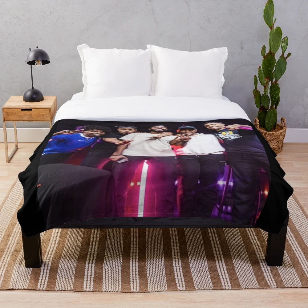 Beta Squad themed plush blanket
