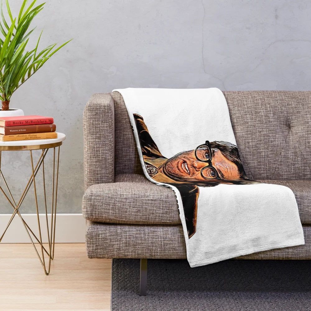 Unofficial Big Trouble in Little China movie plush blanket featuring character Henry Swanson