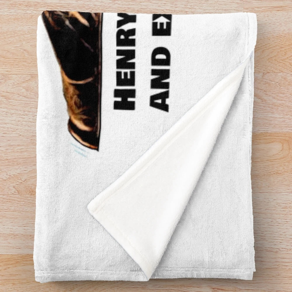 Unofficial Big Trouble in Little China movie plush blanket featuring character Henry Swanson