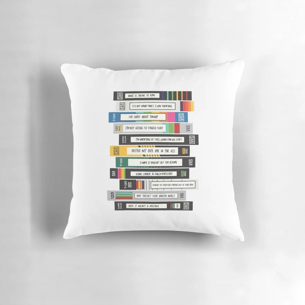 Colorful throw pillow featuring characters from the popular TV comedy series Brooklyn Nine-Nine.