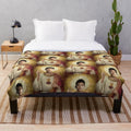 Plush blanket featuring the image of Formula 1 driver Charles Leclerc