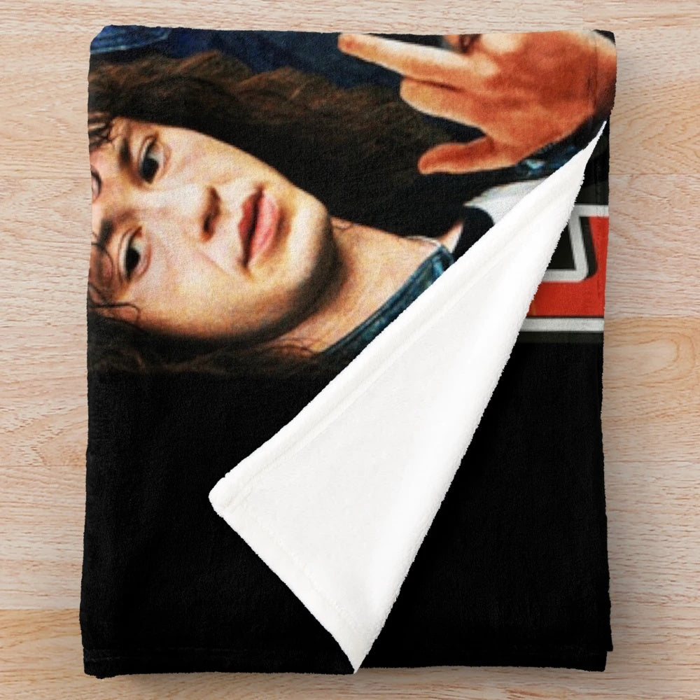 Eddie Munson Plush Blanket from Stranger Things Netflix Series